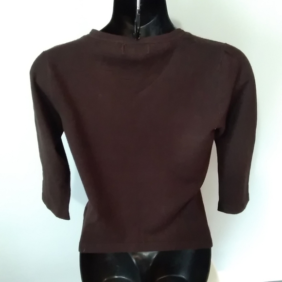 LAURA PETITES V-Neck Sweater - Picture 3 of 5
